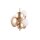 TRIO Tischleuchte Bubble Gold & Weiß – Höhe ca. 50 cm