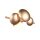 TRIO Wandleuchte Bubble Gold & Weiß – Breite ca. 22 cm