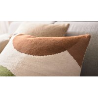 Interliving Kissenhülle Serie 9123 graphisch gemustertes Jacquard - ca. 45 x 45 cm