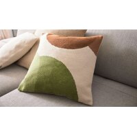 Interliving Kissenhülle Serie 9123 graphisch gemustertes Jacquard - ca. 45 x 45 cm