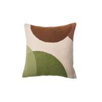 Interliving Kissenhülle Serie 9123 graphisch gemustertes Jacquard - ca. 45 x 45 cm