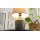 Interliving Leuchten Serie 9346 - Tischlampe graue Keramik – Höhe ca. 37 cm