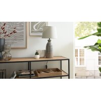Interliving Leuchten Serie 9346 - Tischlampe graue...