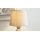 Interliving Leuchten Serie 9346 - Tischlampe graue Keramik – Höhe ca. 49 cm