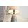 Interliving Leuchten Serie 9346 - Tischlampe graue Keramik – Höhe ca. 49 cm