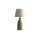 Interliving Leuchten Serie 9346 - Tischlampe graue Keramik – Höhe ca. 49 cm