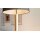 Interliving Leuchten Serie 9349 - Stehlampe Holz & schwarzer Stoff – Höhe ca. 160 cm