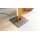 Interliving Leuchten Serie 9349 - Stehlampe Holz & schwarzer Stoff – Höhe ca. 160 cm