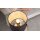 Interliving Leuchten Serie 9349 - Tischlampe Holz & schwarzer Stoff – Höhe ca. 50 cm