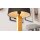 Interliving Leuchten Serie 9349 - Tischlampe Holz & schwarzer Stoff – Höhe ca. 50 cm