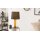 Interliving Leuchten Serie 9349 - Tischlampe Holz & schwarzer Stoff – Höhe ca. 50 cm