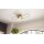 Interliving Leuchten Serie 9348 - Deckenlampe schwarzes Metall - Länge ca. 110 cm