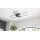 Interliving Leuchten Serie 9348 - Deckenlampe schwarzes Metall - Länge ca. 110 cm