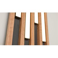 Interliving Leuchten Serie 9347 - Deckenlampe Holz - ca. 26 x 70 cm