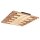 Interliving Leuchten Serie 9347 - Deckenlampe Holz - ca. 62 x 60 cm