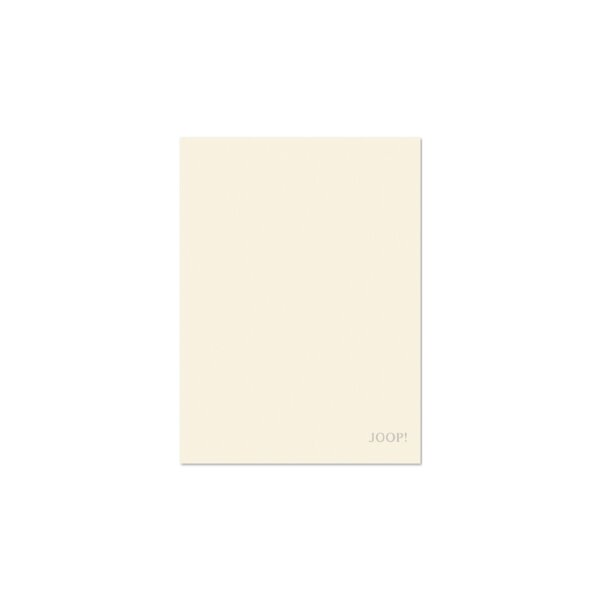 JOOP! Wohndecke Uni Doubleface Ecru & Asche – ca. 150 x 200 cm