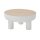 Couchtisch Tiffy Eiche & weißer Lack - Durchmesser ca. 70 cm