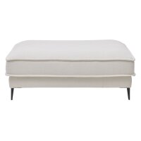 Roomio® No. 4102 - XXL-Polsterhocker weißer...