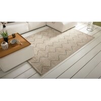 Roomio® Teppich No. 8301 cremefarbenes Grafikmuster -...