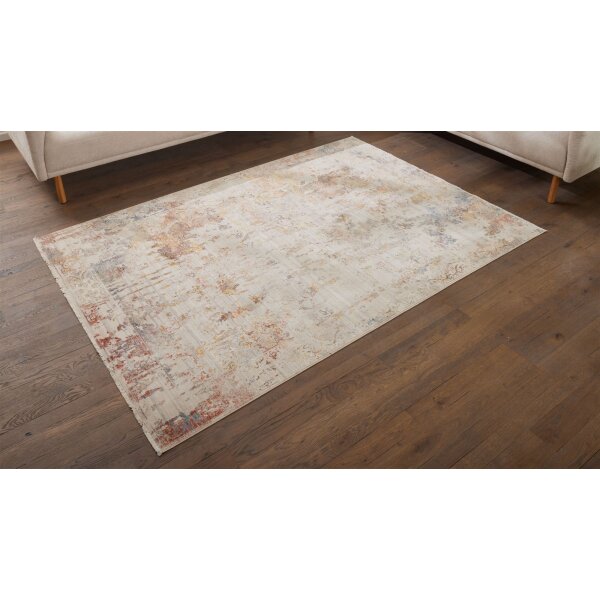 Roomio® Teppich No. 8305 sandfarben gemustert - ca. 133 x 185 cm