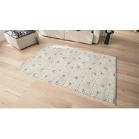 Roomio® Teppich No. 8308 creme-grau gemustert - ca. 200 x 290 cm