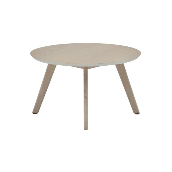 Roomio No. 2000 - Couchtisch weiß gewaschene Esche - Durchmesser ca. 65 cm