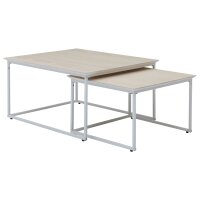 Roomio No. 2000 - quadratisches Couchtisch-Set weiß...
