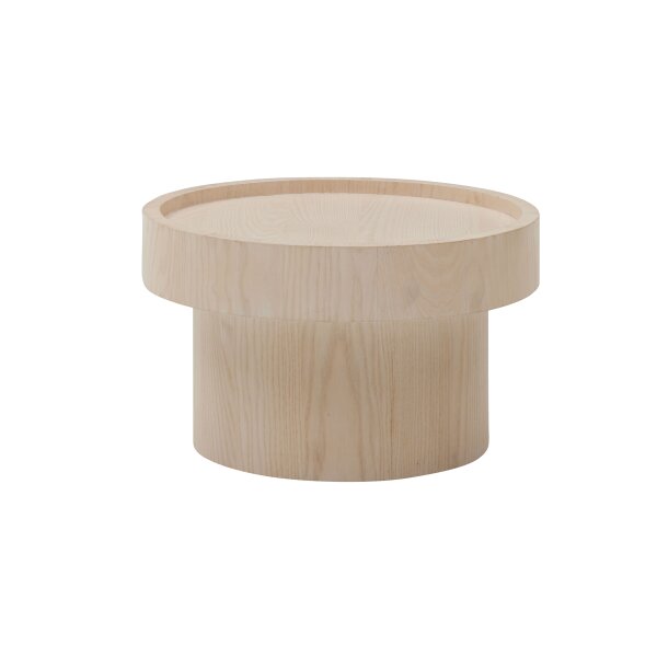 Roomio No. 2000 - Couchtisch weiß gewaschene Esche - Durchmesser ca. 60 cm