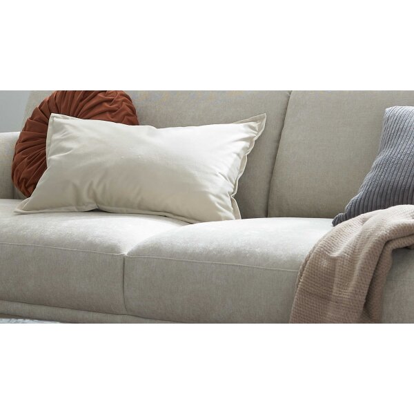 Roomio® Kissenhülle No. 9401 beiger Samt - ca. 40 x 60 cm