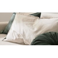 Roomio® Kissenhülle No. 9401 beiger Samt - ca. 40 x 60 cm
