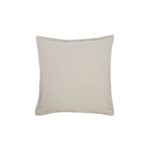 Roomio® Kissenhülle No. 9401 beiger Samt - ca. 45 x 45 cm