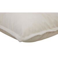 Roomio® Kissenhülle No. 9401 beiger Samt - ca. 45 x 45 cm