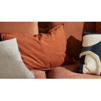 Roomio® Kissenhülle No. 9401 rostfarbener Samt - ca. 40 x 60 cm