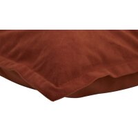 Roomio® Kissenhülle No. 9401 rostfarbener Samt - ca. 45 x 45 cm