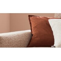 Roomio® Kissenhülle No. 9401 rostfarbener Samt - ca. 60 x 60 cm