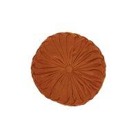 Roomio® Kissen No. 9401 rostfarbener Samt -...