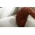Roomio® Kissen No. 9401 rostfarbener Samt - Durchmesser ca. 42 cm
