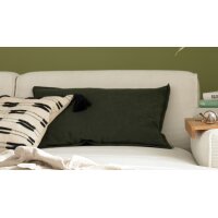 Roomio® Kissenhülle No. 9401 khakifarbener Samt...