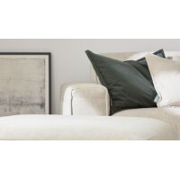 Roomio® Kissenhülle No. 9401 khakifarbener Samt - ca. 40 x 60 cm