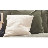 Roomio® Kissenhülle No. 9402 weißer Bouclé - ca. 45 x 45 cm