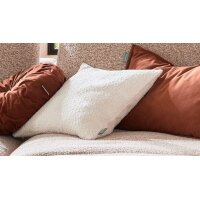 Roomio® Kissenhülle No. 9402 weißer Bouclé - ca. 45 x 45 cm