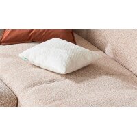 Roomio® Kissenhülle No. 9402 weißer Bouclé - ca. 45 x 45 cm