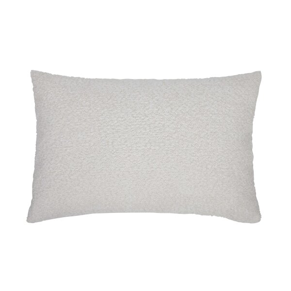 Roomio® Kissenhülle No. 9402 weißer Bouclé - ca. 40 x 60 cm