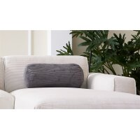 Roomio® Nackenrolle No. 9403 aschegrauer Breitcord - ca. 50 x 22 cm