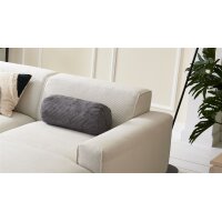 Roomio® Nackenrolle No. 9403 aschegrauer Breitcord - ca. 50 x 22 cm