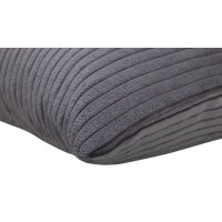 Roomio® Kissenhülle No. 9403 aschegrauer Breitcord - ca. 40 x 60 cm