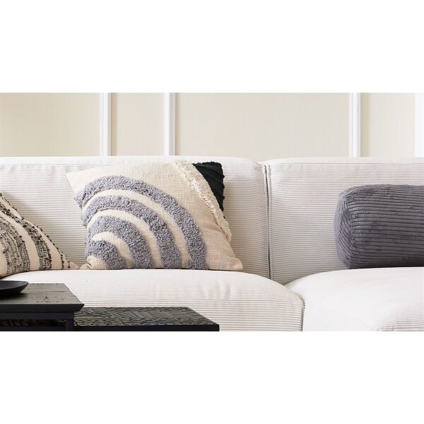 Roomio® Kissenhülle No. 9408 Baumwollbezug mit graphischem Muster - ca. 45 x 45 cm