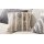 Roomio® Kissenhülle No. 9410 beiges & schwarzes Streifenmuster - ca. 45 x 45 cm