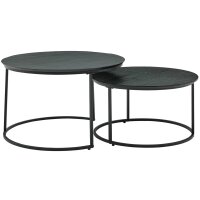 Roomio No. 2001 - Couchtisch-Set schwarzes Mangoholz...