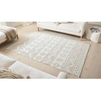 Roomio® Teppich No. 8307 beiges Rautenmuster - ca....